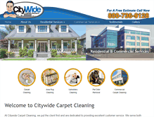 Tablet Screenshot of cwcarpetcleaners.com